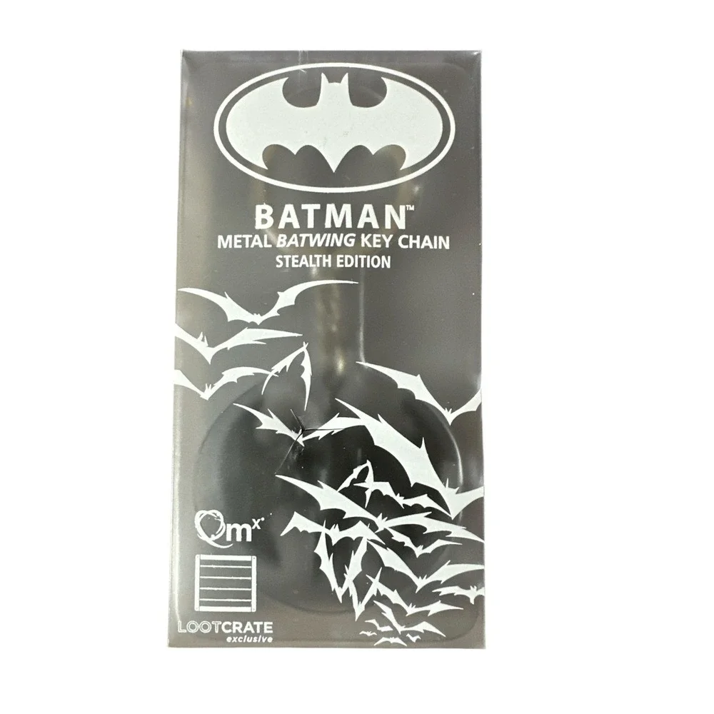 Batman‎ Batwing Metal Key Chain Stealth Edition Loot Crate Exclusive DC NEW
